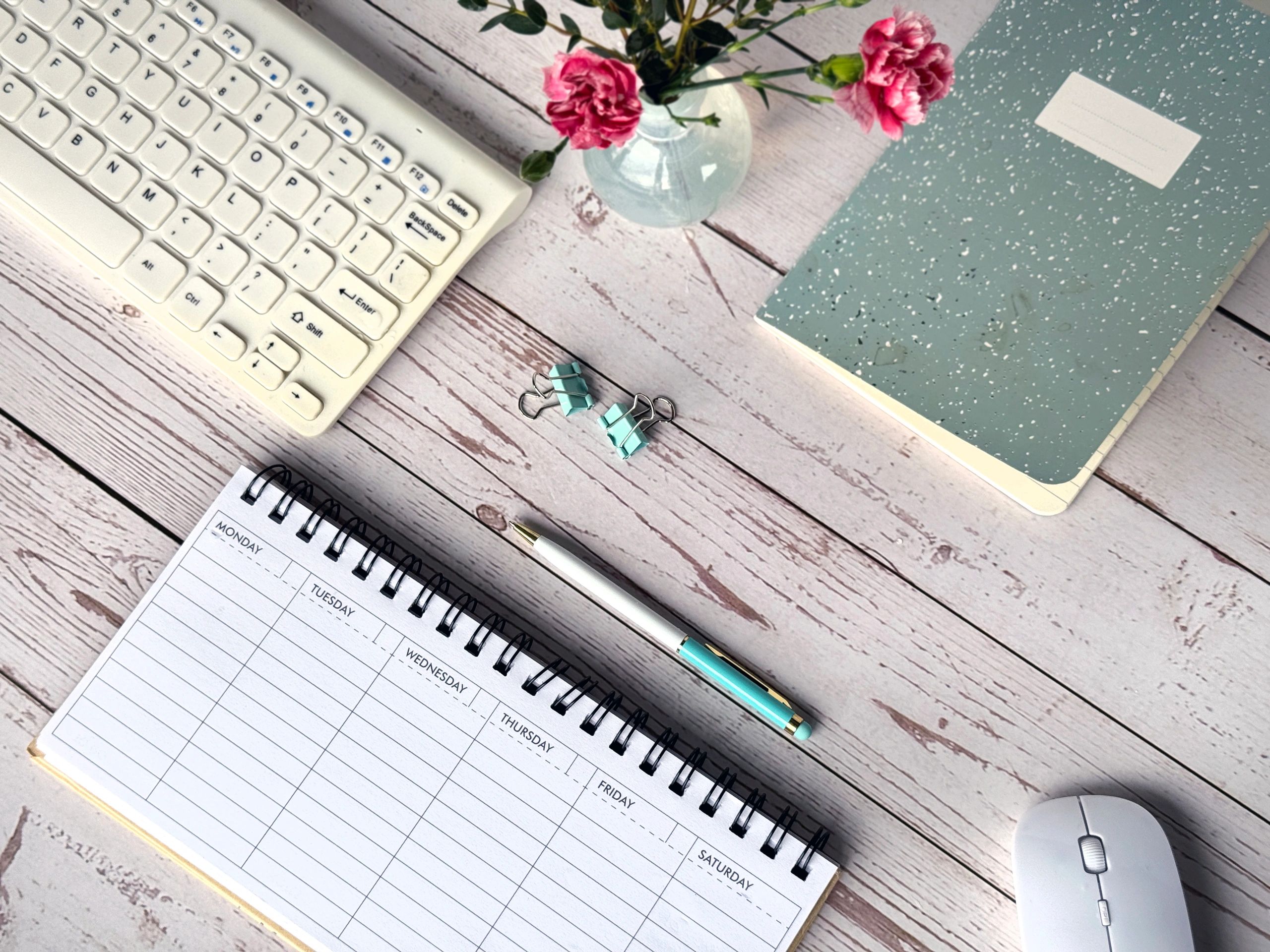 planning intentional living desk